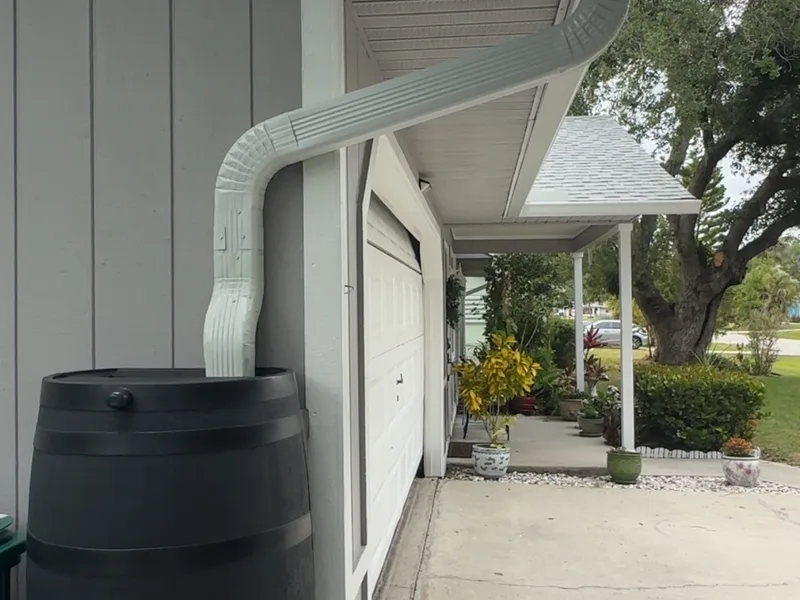 DoublePro® holding back pine needles — Quality Over Quantity Gutters, Cape Coral, FL